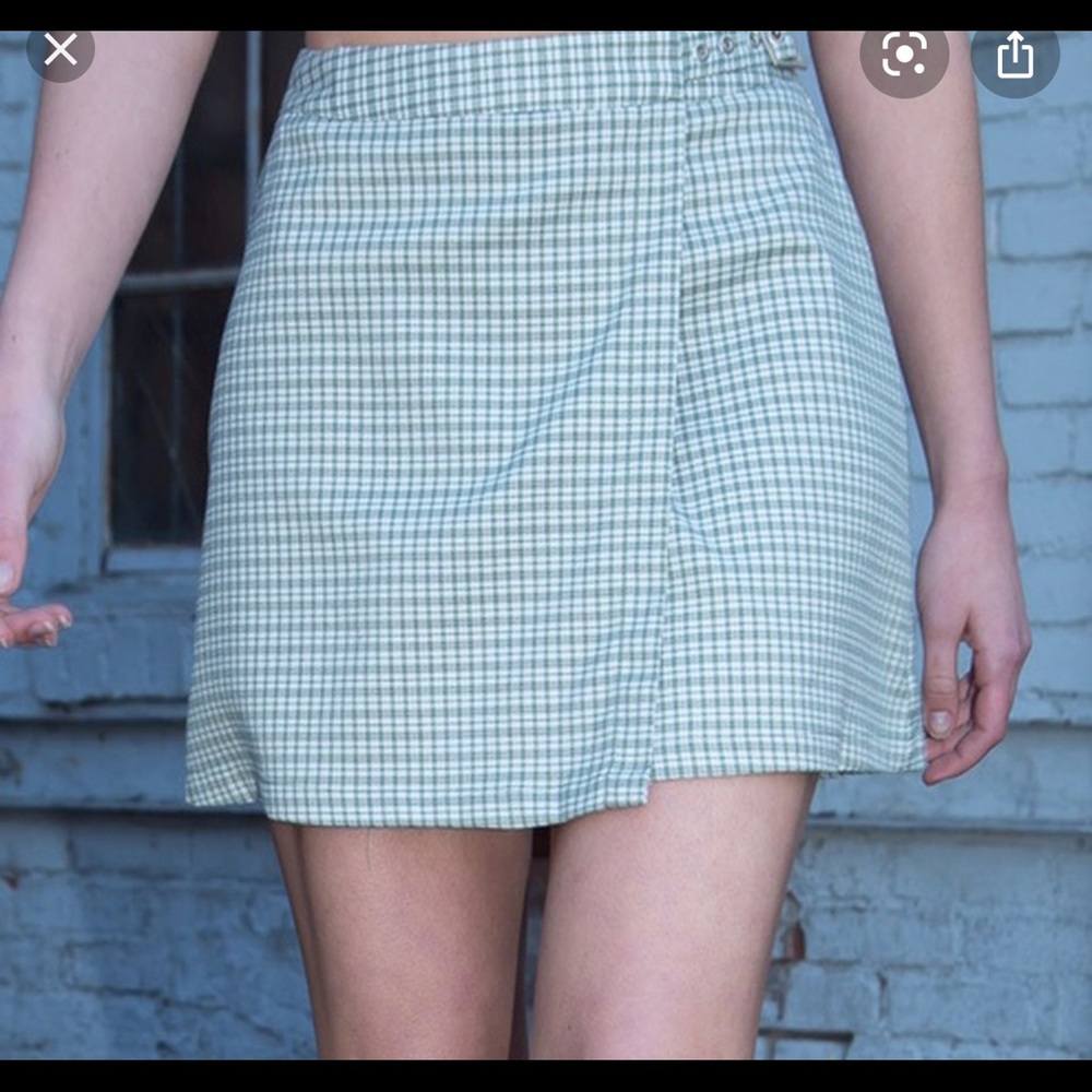 Brandy plaid skirt